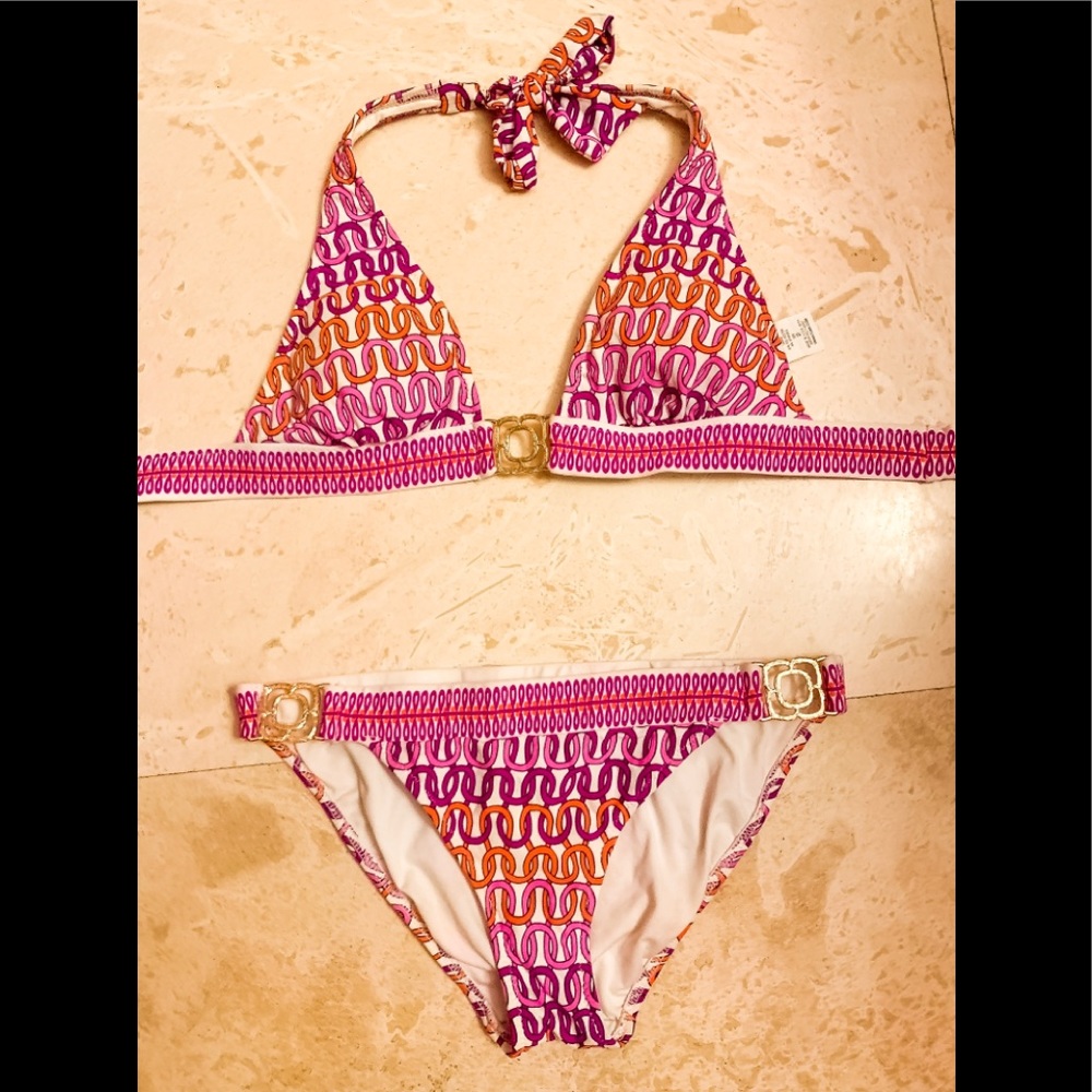 Trina Turk chain printed bikini